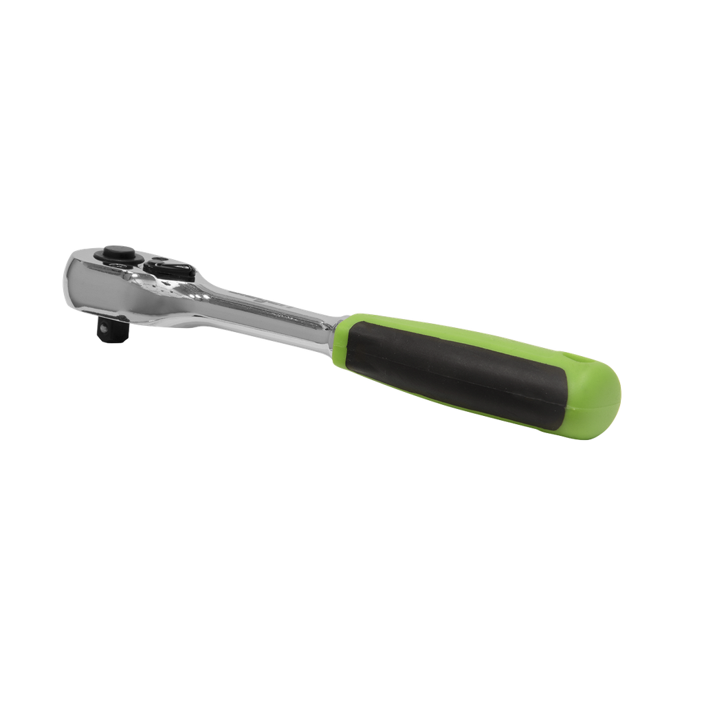 Siegen Pear-Head Ratchet Wrench with Flip Reverse 1/4"Sq Drive