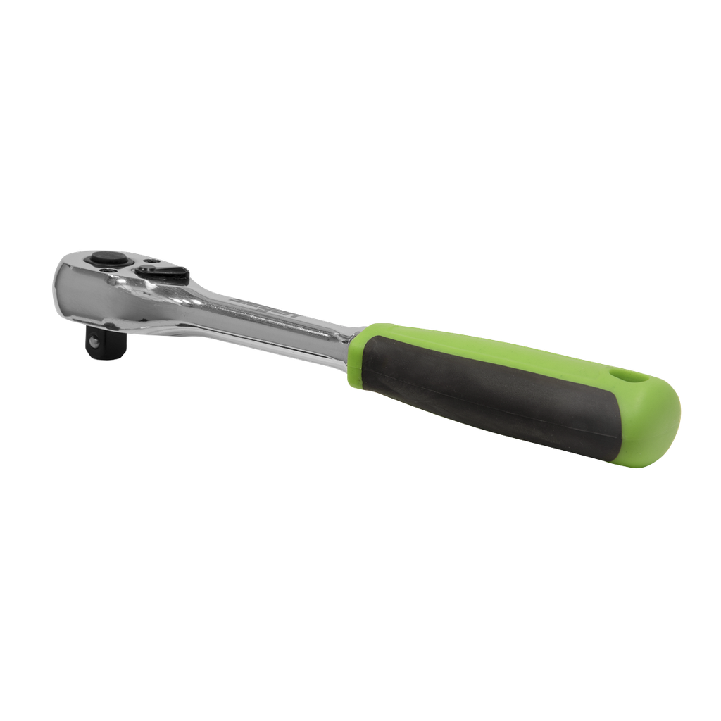 Siegen Pear-Head Ratchet Wrench with Flip Reverse 3/8"Sq Drive