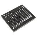 Siegen Stubby Combination Spanner Set 14pc