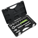 Sealey Siegen Socket Set 3/8"Sq Drive 19pc