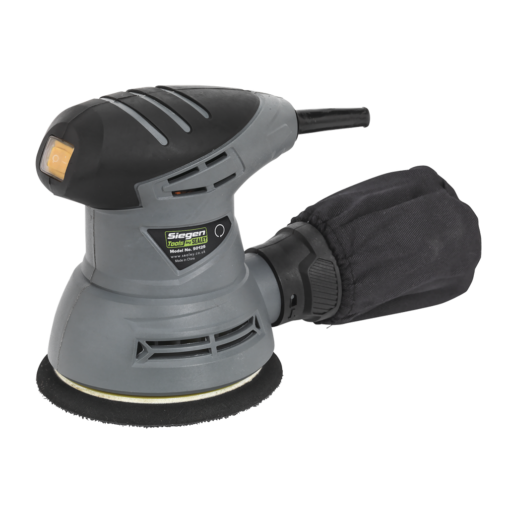 Siegen 125mm Random Orbital Palm Sander 240W/230V