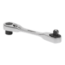 Siegen Micro Ratchet Bit Driver & Wrench 1/4"Hex x 1/4"Sq Drive