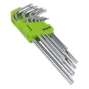 Sealey Siegen Long TRX-Star* Key Set 9pc