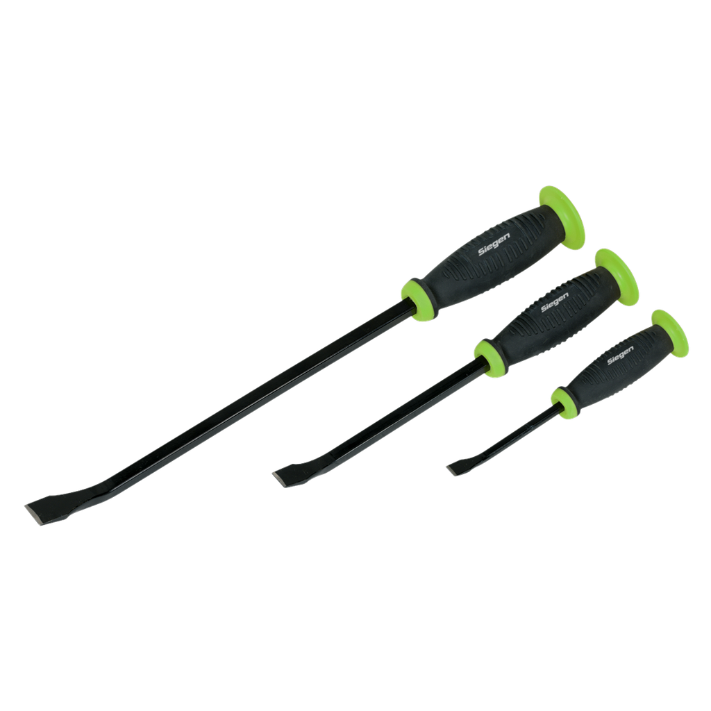 Sealey Siegen Pry Bar Set with Hammer Cap 3pc