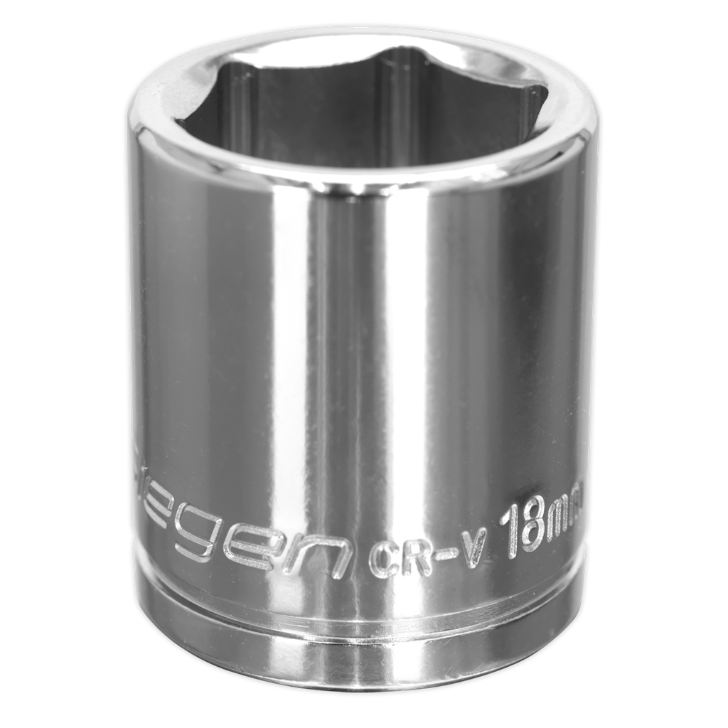 Sealey Siegen Socket 18mm 3/8"Sq Drive