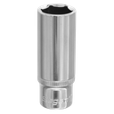Siegen Deep Socket 3/8"Sq Drive 17mm