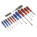 Sealey Siegen Soft Grip Screwdriver & Bit Set 23pc