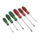 Sealey Siegen Soft Grip Screwdriver Set 6pc