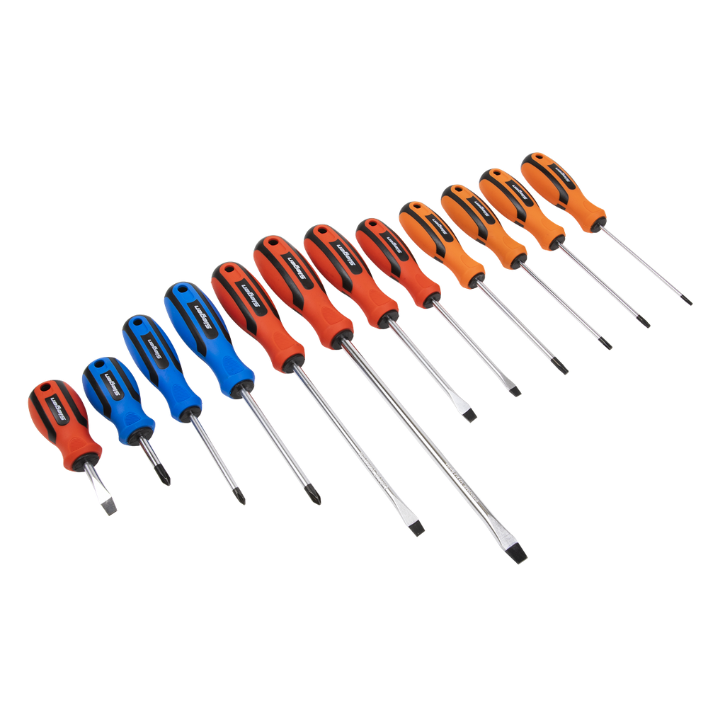 Sealey Siegen Soft Grip Screwdriver Set 12pc