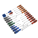 Siegen Soft Grip Screwdriver Set 24pc