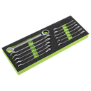 Siegen Ratchet Combination Spanner Set 12pc