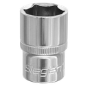 Sealey Siegen Socket 1/2"Sq Drive 19mm