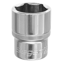 Sealey Siegen Socket 1/2"Sq Drive 22mm