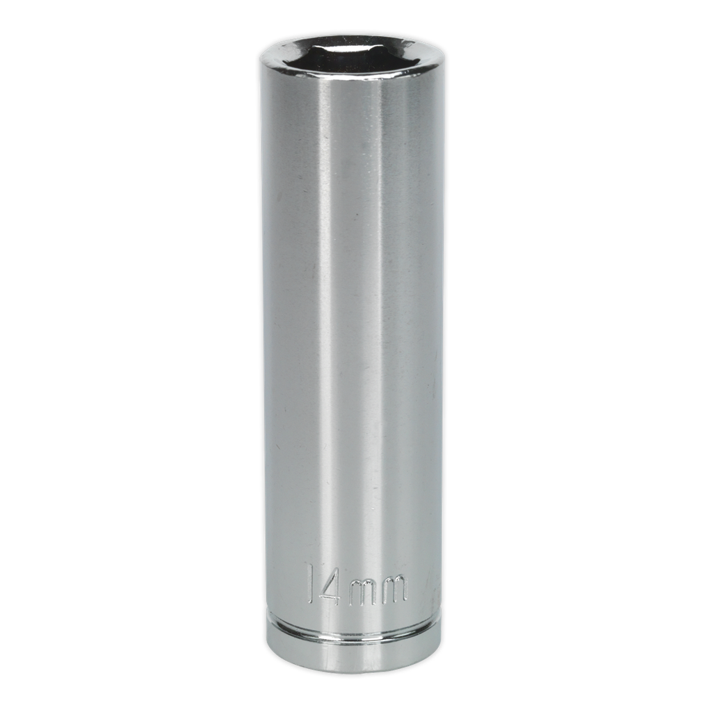 Sealey Siegen Deep Socket 1/2"Sq Drive 14mm