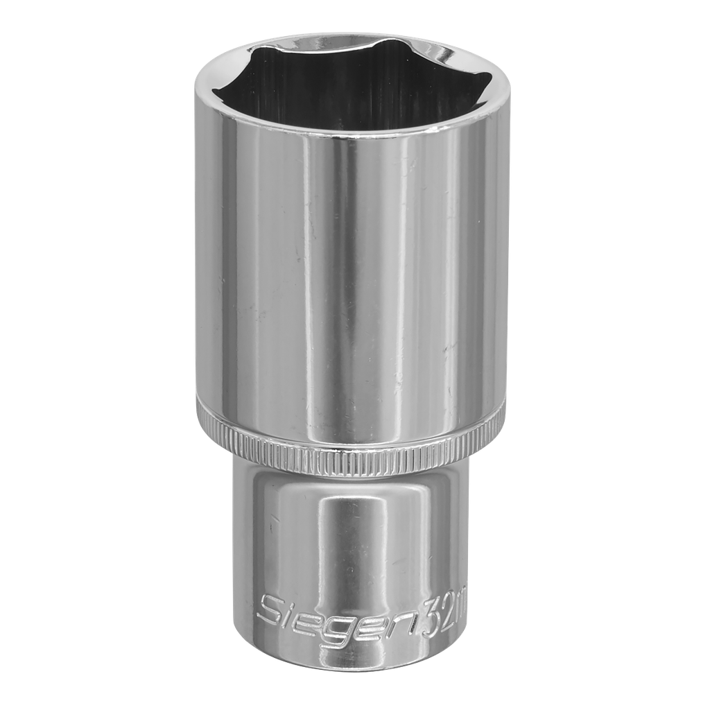 Sealey Siegen Deep Socket 1/2"Sq Drive 32mm