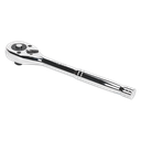 Siegen Pear-Head Ratchet Wrench with Flip Reverse 1/2"Sq Drive