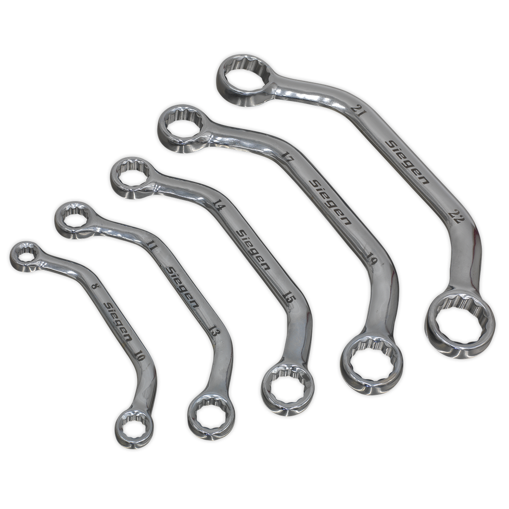Sealey Siegen Obstruction Spanner Set 5pc