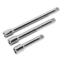 Siegen Extension Bar Set 3/8"Sq Drive 3pc