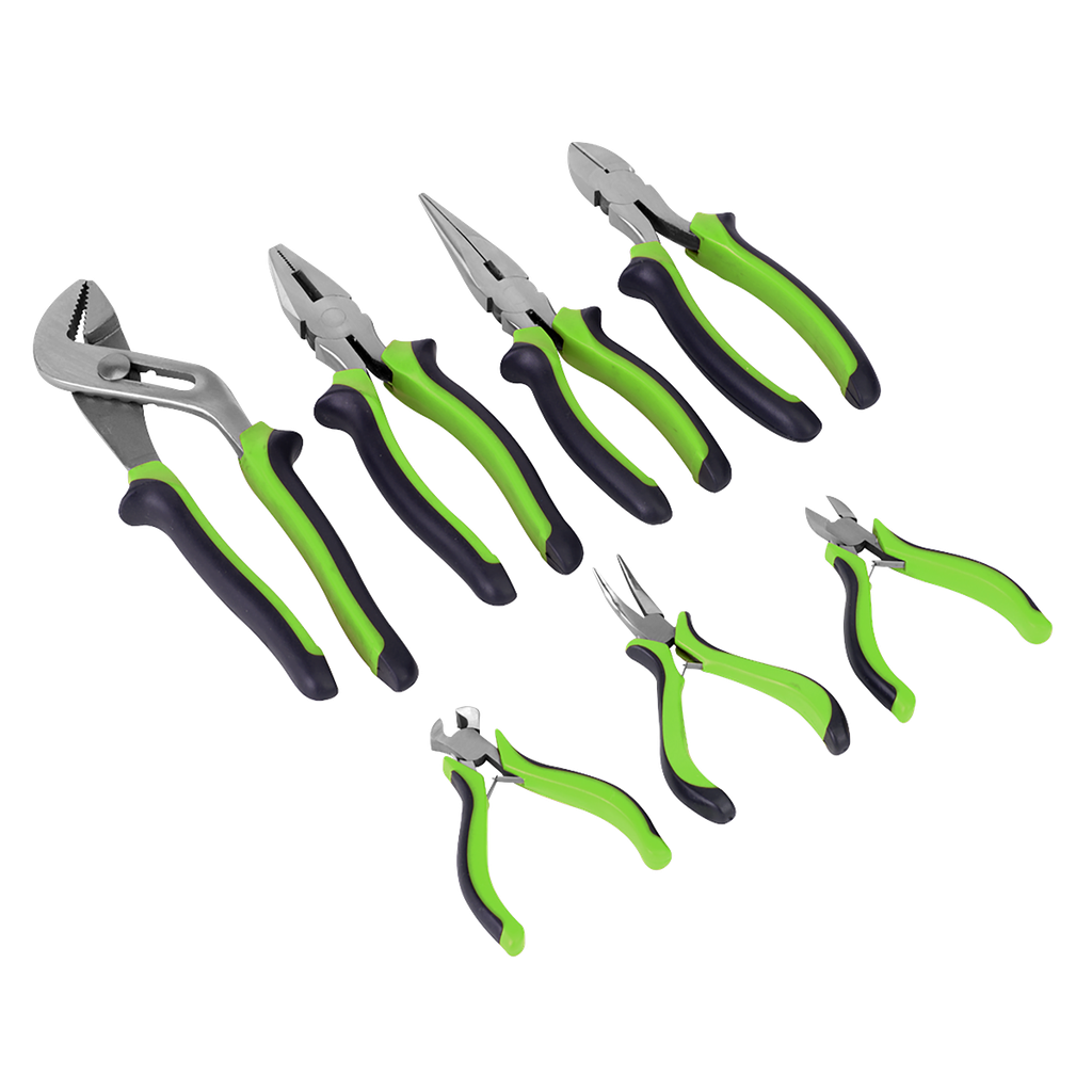 Sealey Siegen Comfort Grip Pliers Set 7pc