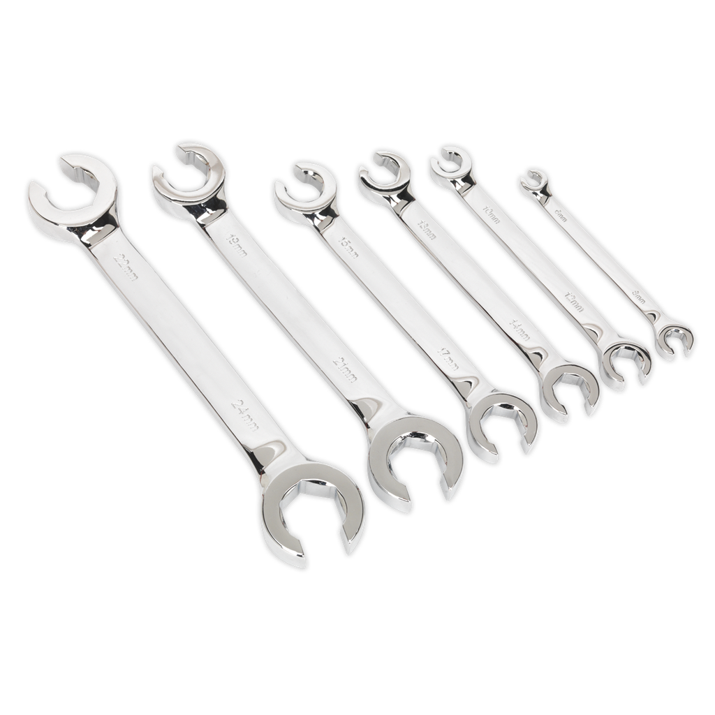 Sealey Siegen Flare Nut Spanner Set 6pc