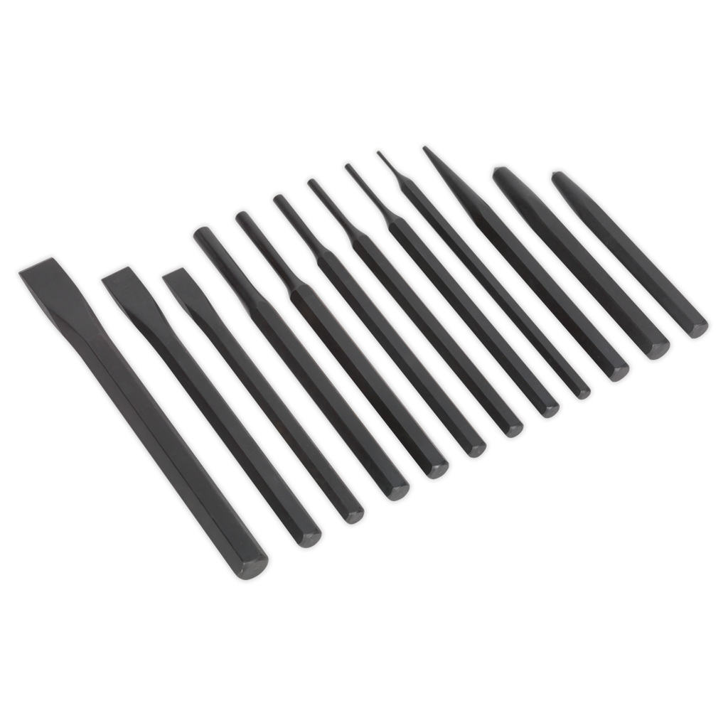 Sealey Siegen Punch & Chisel Set 12pc