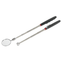 Sealey Siegen Telescopic Magnetic Pick-Up Tool & Inspection Mirror Set 2pc