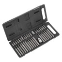 Sealey Siegen TRX-Star/Hex/Spline Bit Set 3/8" & 1/2"Sq Drive 40pc