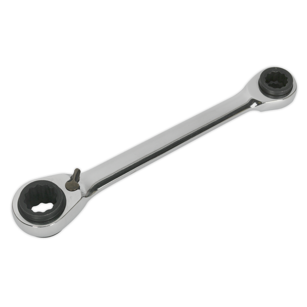 Siegen 4-in-1 Reversible Ratchet Ring Spanner