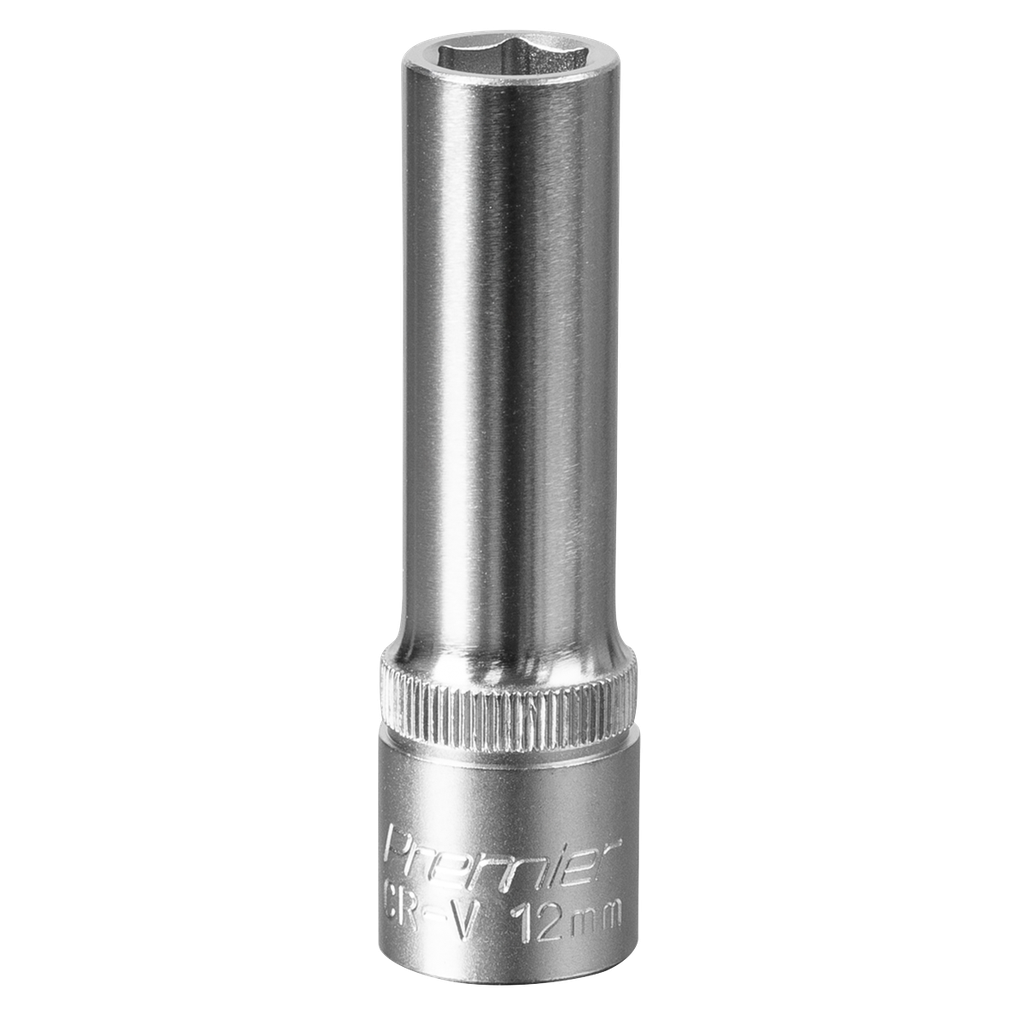 Sealey Premier Deep Socket 1/2"Sq Drive 12mm