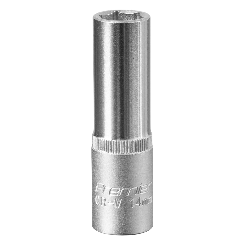 Sealey Premier Deep Socket 1/2"Sq Drive 14mm
