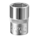 Sealey Premier Socket 1/2"Sq Drive 19mm