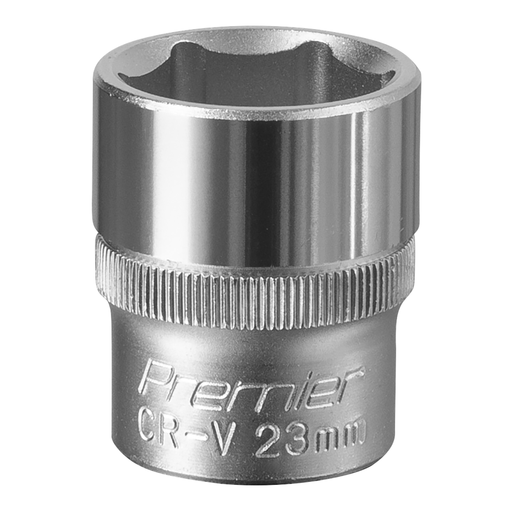 Sealey Premier Socket 1/2"Sq Drive 23mm