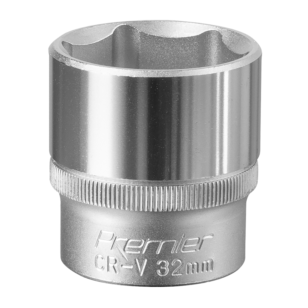 Sealey Premier Socket 1/2"Sq Drive 32mm