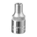 Sealey Premier Socket 1/4"Sq Drive 4mm