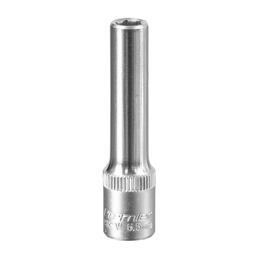 Sealey Premier Deep Socket 1/4"Sq Drive 5.5mm