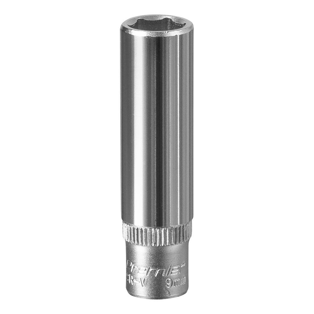 Sealey Premier Deep Socket 1/4"Sq Drive 9mm