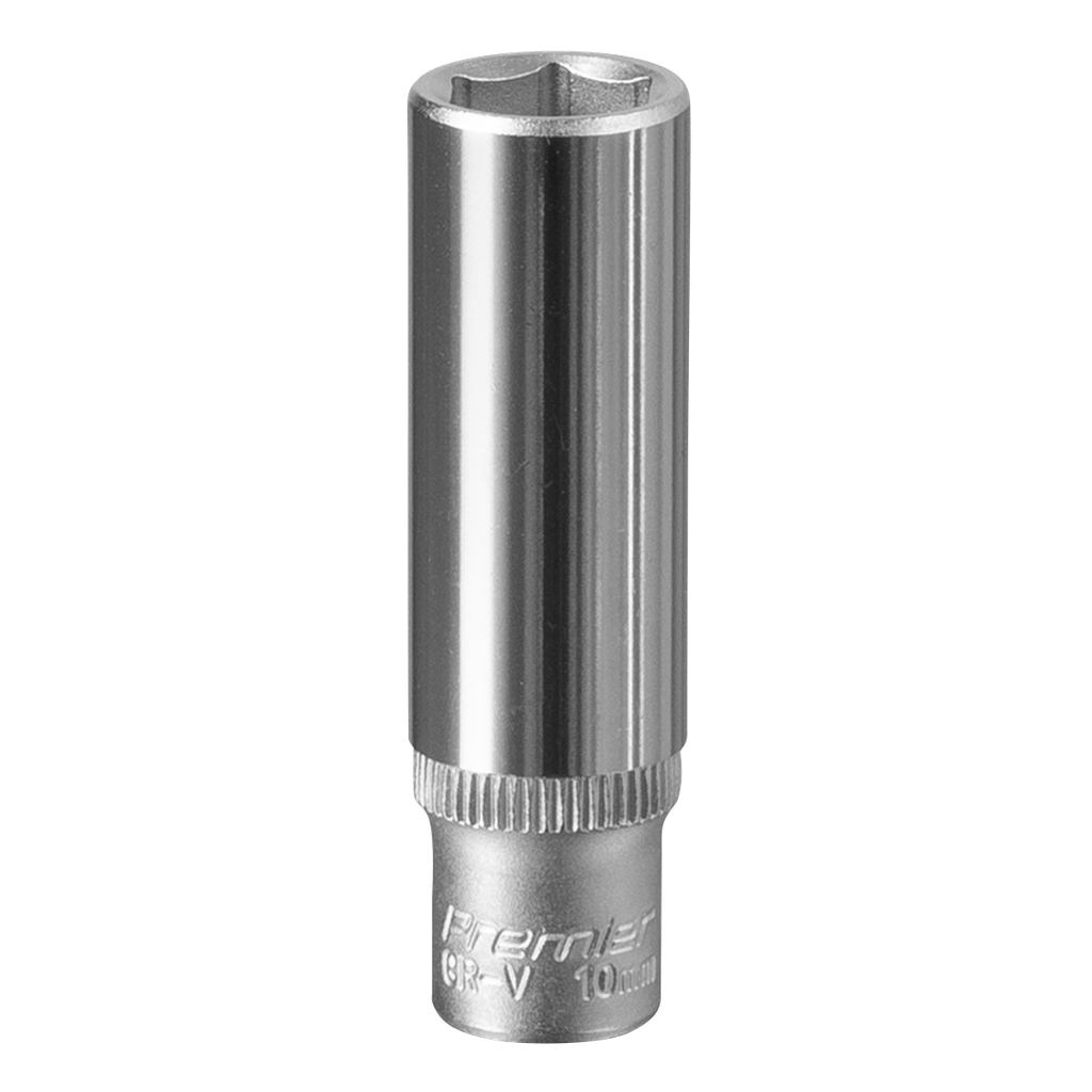 Sealey Premier Deep Socket 1/4"Sq Drive 10mm