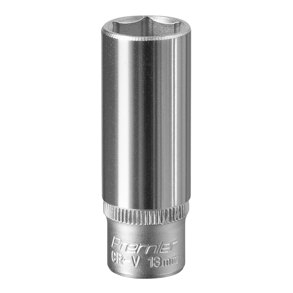 Sealey Premier Deep Socket 1/4"Sq Drive 13mm