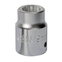 Sealey Premier Socket 3/4"Sq Drive 19mm