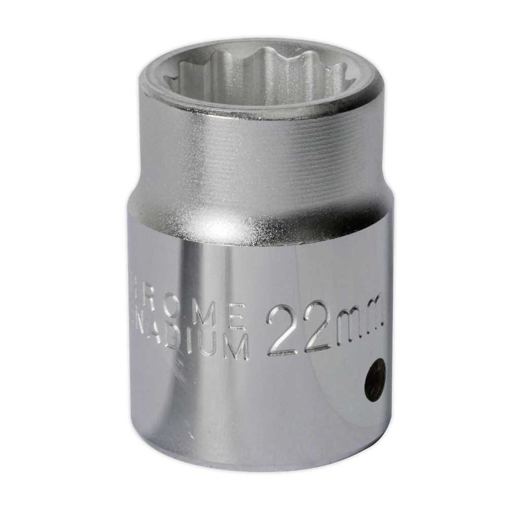 Sealey Premier Socket 3/4"Sq Drive 22mm