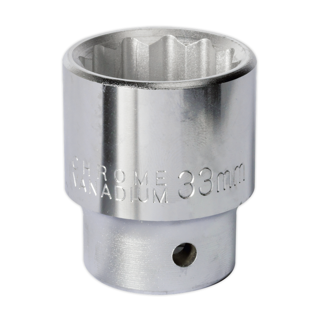 Sealey Premier Socket 3/4"Sq Drive 33mm