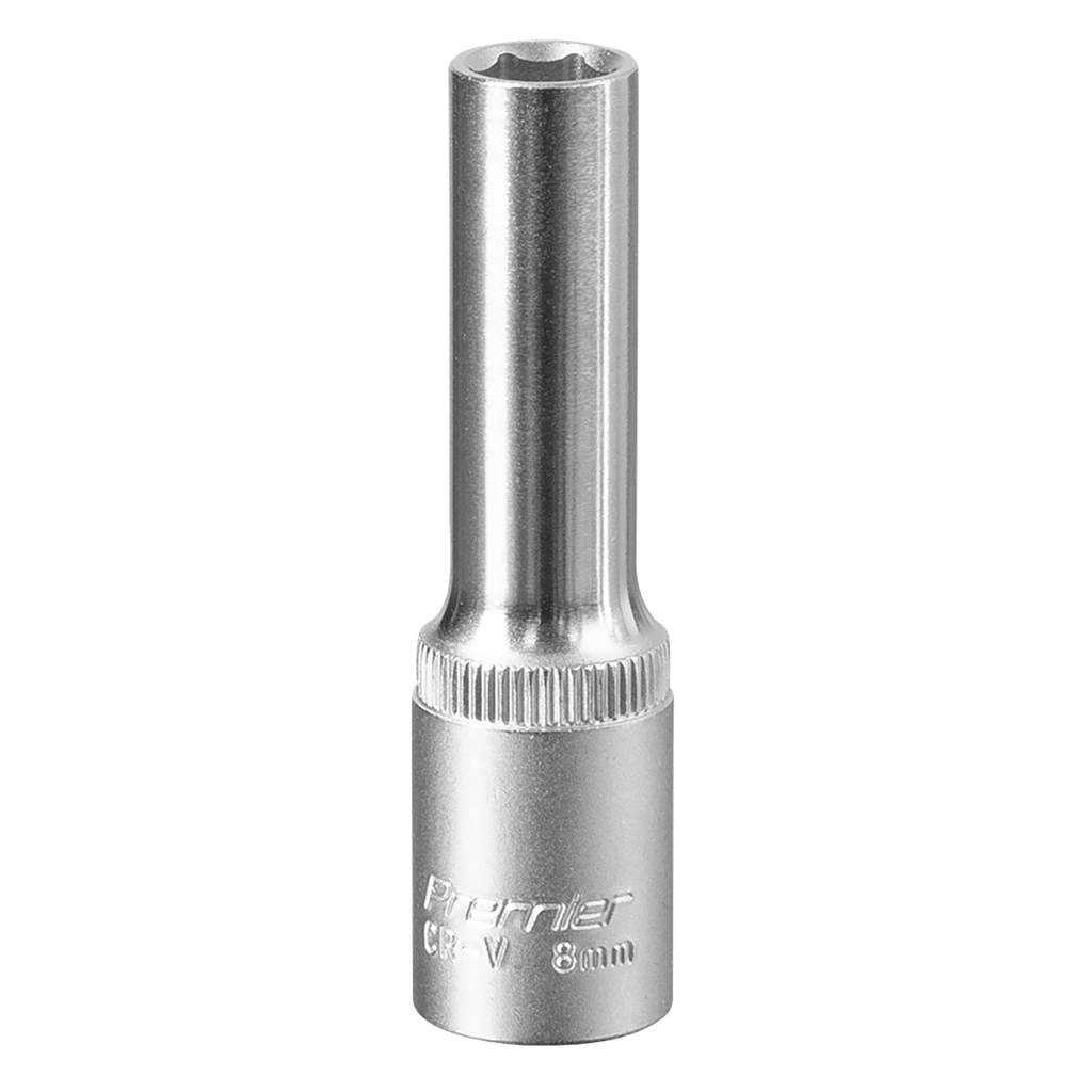 Sealey Premier Deep Socket 3/8"Sq Drive 8mm
