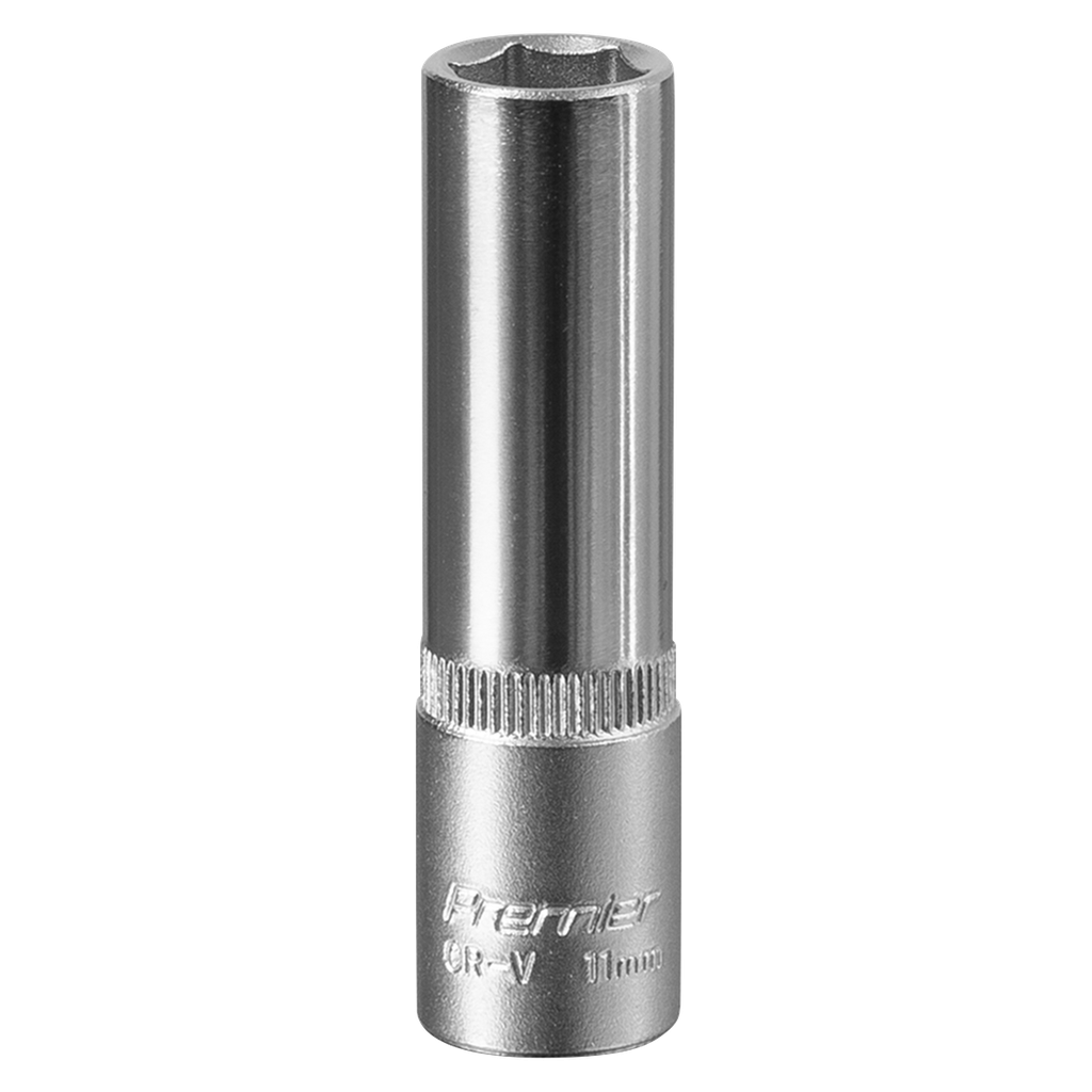 Sealey Premier Deep Socket 3/8"Sq Drive 11mm