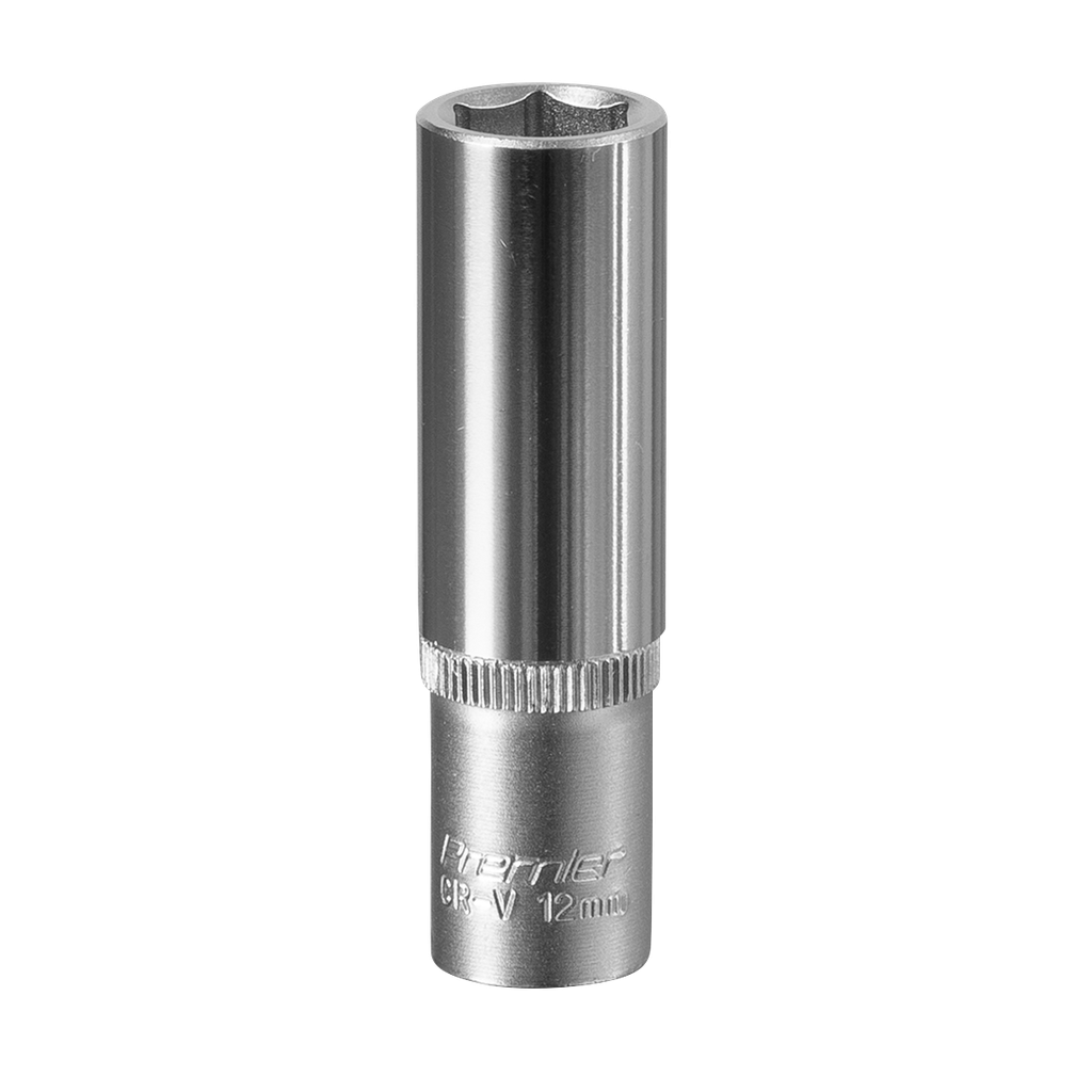 Sealey Premier Deep Socket 3/8"Sq Drive 12mm