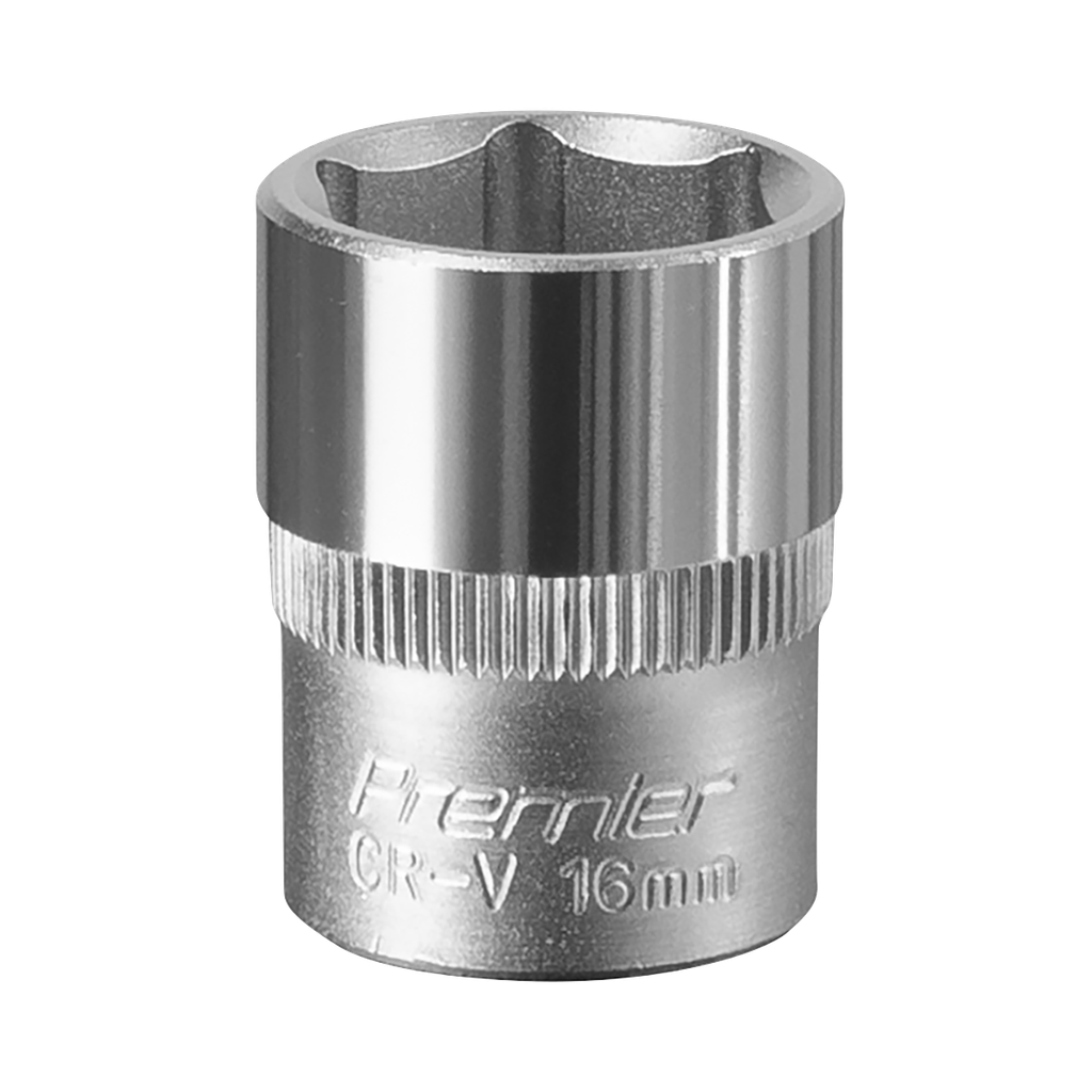 Sealey Premier Socket 3/8"Sq Drive 16mm