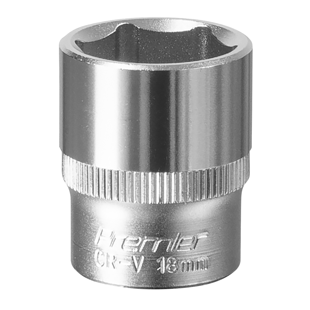 Sealey Premier Socket 3/8"Sq Drive 18mm