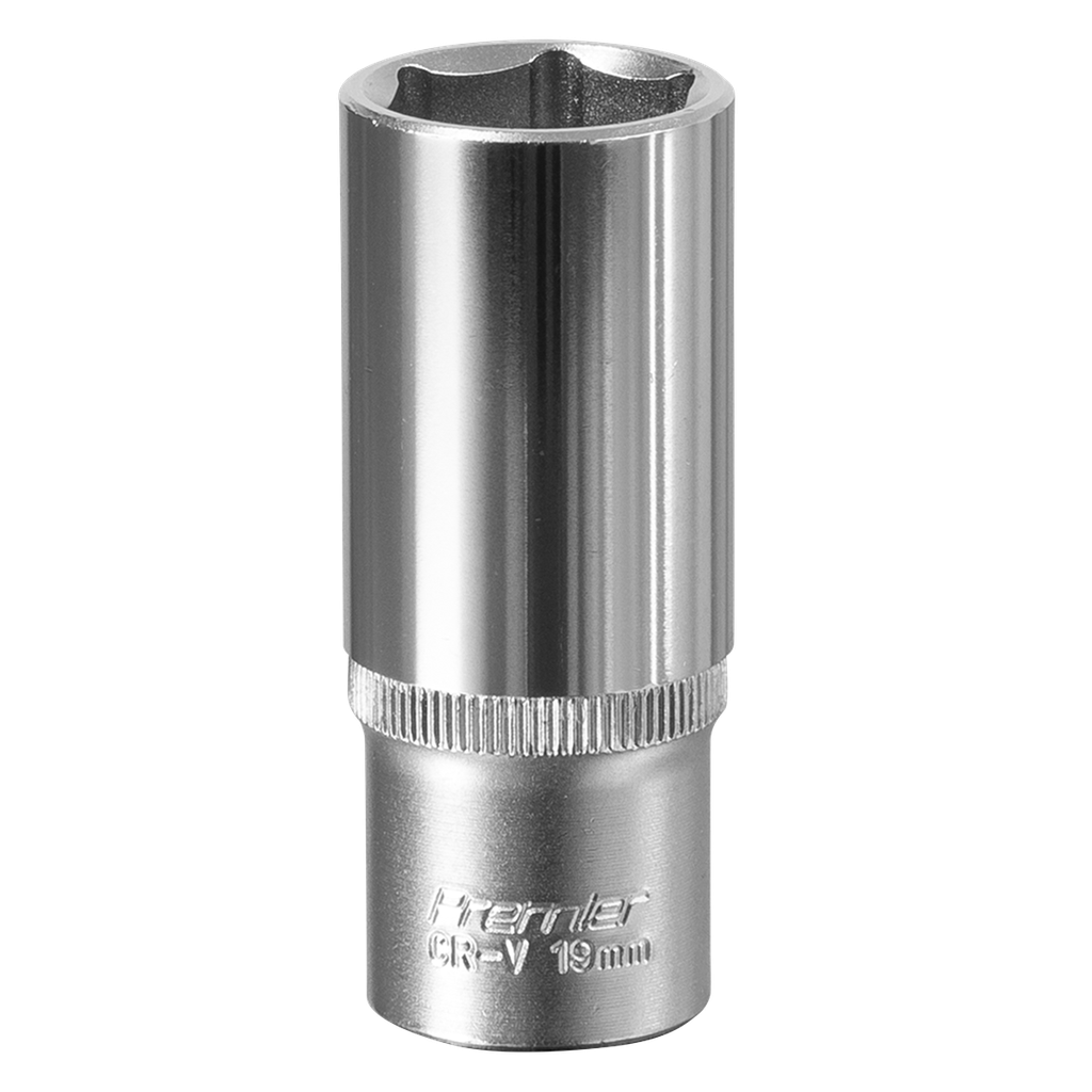 Sealey Premier Deep Socket 3/8"Sq Drive 19mm