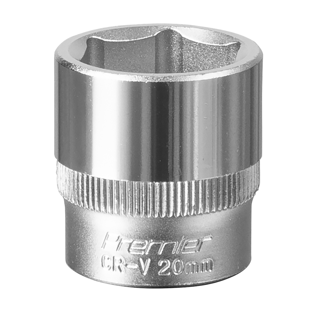 Sealey Premier Socket 3/8"Sq Drive 20mm