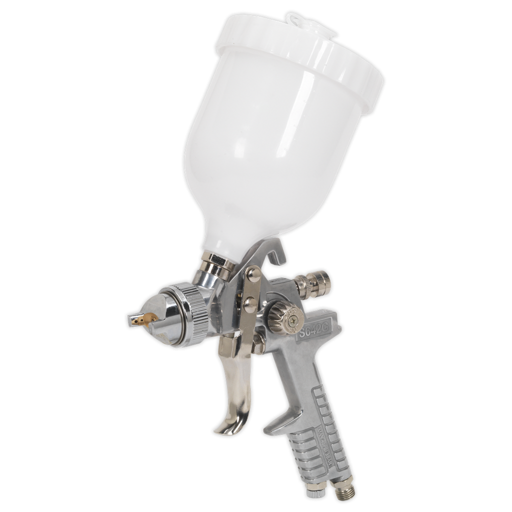 Sealey Siegen General-Purpose Gravity Feed Spray Gun 1.8mm Set-Up