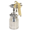 Sealey Workshop Gold Series Suction Feed Spray Gun 1.8mm Set-Up